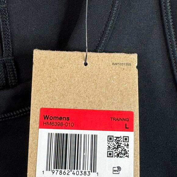 Nike Womens One Classic Dri-Fit Cropped Tank Top Black Size L HM6398-010 - Picture 5 of 9